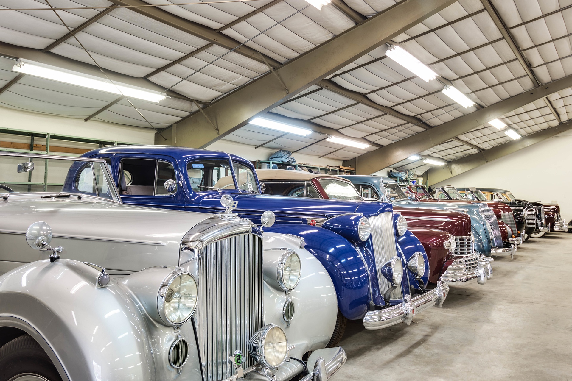 Featuring a 55-plus-car auto barn and a Bailey Marine-built dock on Chesapeake Bay, this magnificent waterfront estate is a dream home for car collectors and boaters alike.