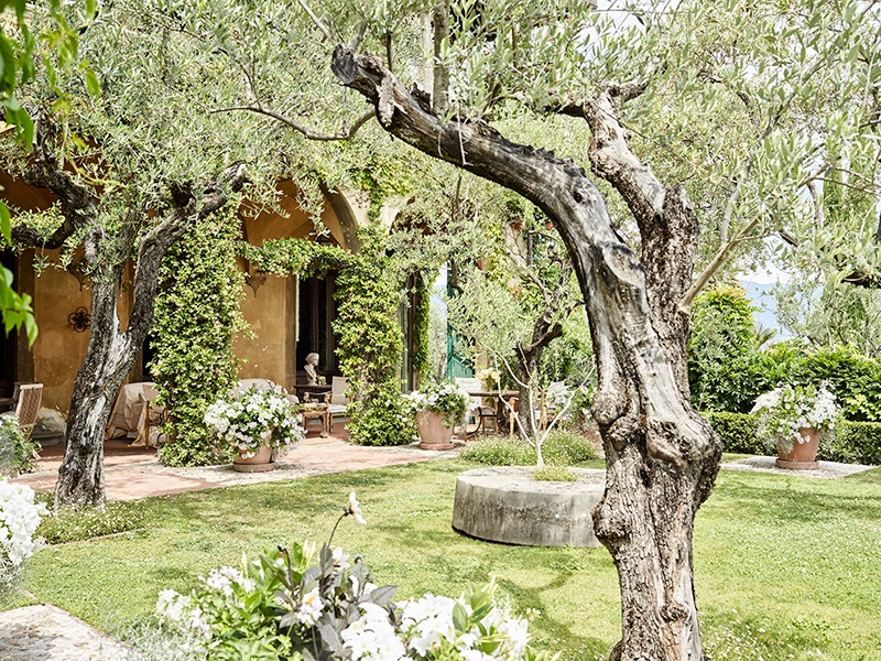 Managing the entire agricultural acreage and villa grounds, Paolo Rossi works with an English gardener well versed in the Italian style to keep Il Palagio’s gardens in picture-perfect condition all year round. Photograph: Fabrizio Cicconi