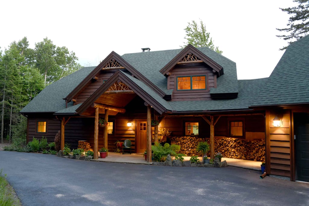 This working farm in the Adirondack Mountains comprises 483 acres of arable land pastures, and woodland and several unique dwellings, including an Energy Star Certified, solar-powered main residence and a three-bedroom farmhouse.