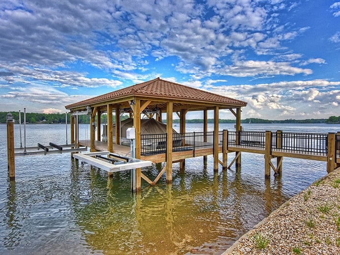 Lake Norman, named after former Duke Power president Norman Atwater Cocke, is known locally for its superlative fishing opportunities. Photograph: Ivester Jackson